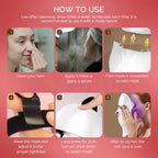 7 Colors LED Face Neck Mask Rechargeable LED Photon Beauty Mask Machine Facial Lifting Skin Care Tool