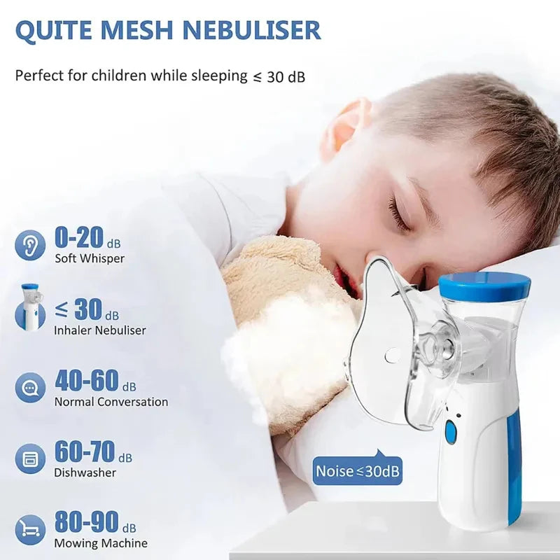 Mini Inhalator – Tyst, Effektiv,Andas Lätt, Må Bra & Lätt att Använda